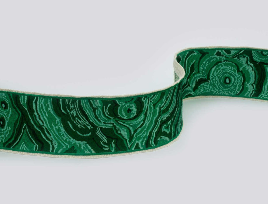 Jim Thompson Duquette Gemstone Tape  Emerald Trim Sample JT030052004