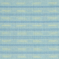 Schumacher Ainsley Stripe Indoor/Outdoor Sky Fabric 78580
