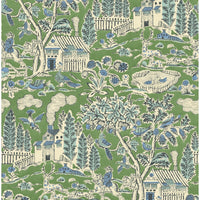 GP & J Baker Home Park Emerald Wallpaper BW45143.6.0