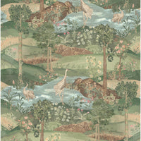GP & J Baker Palace Tapestry Royal Green Wallpaper BW45151.1.0