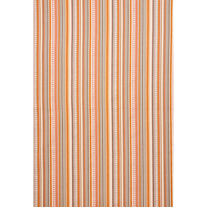 Schumacher Zuni Stripe Orange & Pink Fabric 78732