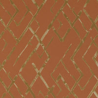 No.9 Thompson Fretwork  Cherry Tomato Wallpaper N9021009004