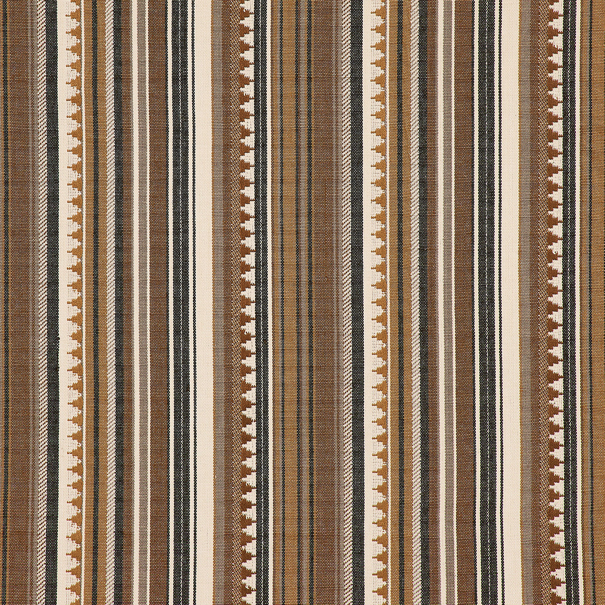 Schumacher Zuni Stripe Dune Fabric Sample 78734