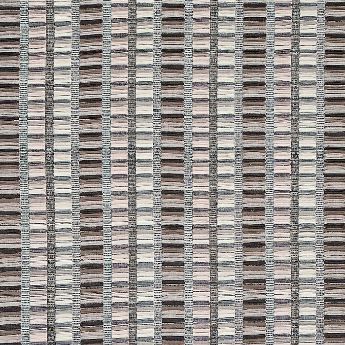 Schumacher Palopo Hand Woven Stripe Black Fabric Sample 78820