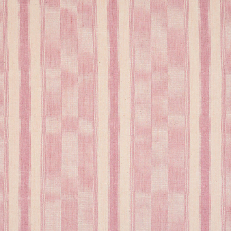 Schumacher Ipala Hand Woven Stripe Palo Rosa Fabric Sample 78831
