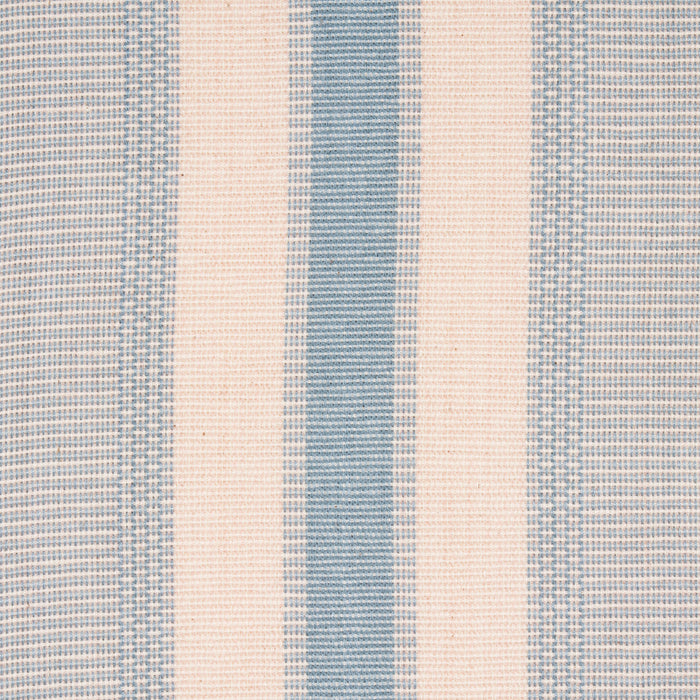 Schumacher Ipala Hand Woven Stripe Sky Fabric 78834