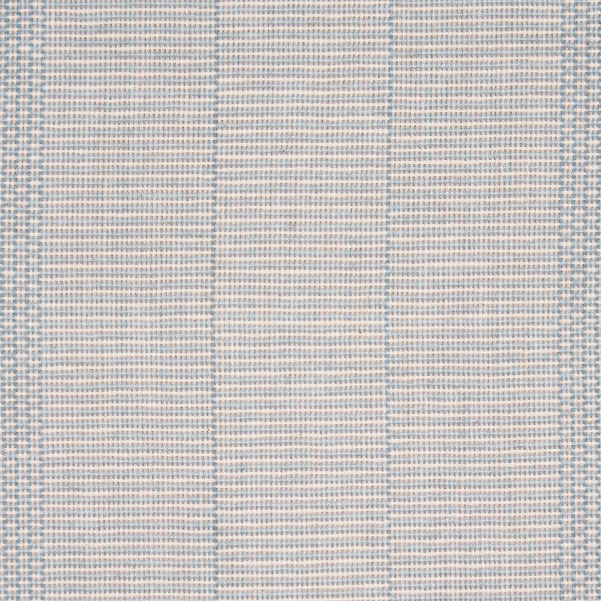 Schumacher Ipala Hand Woven Stripe Sky Fabric 78834