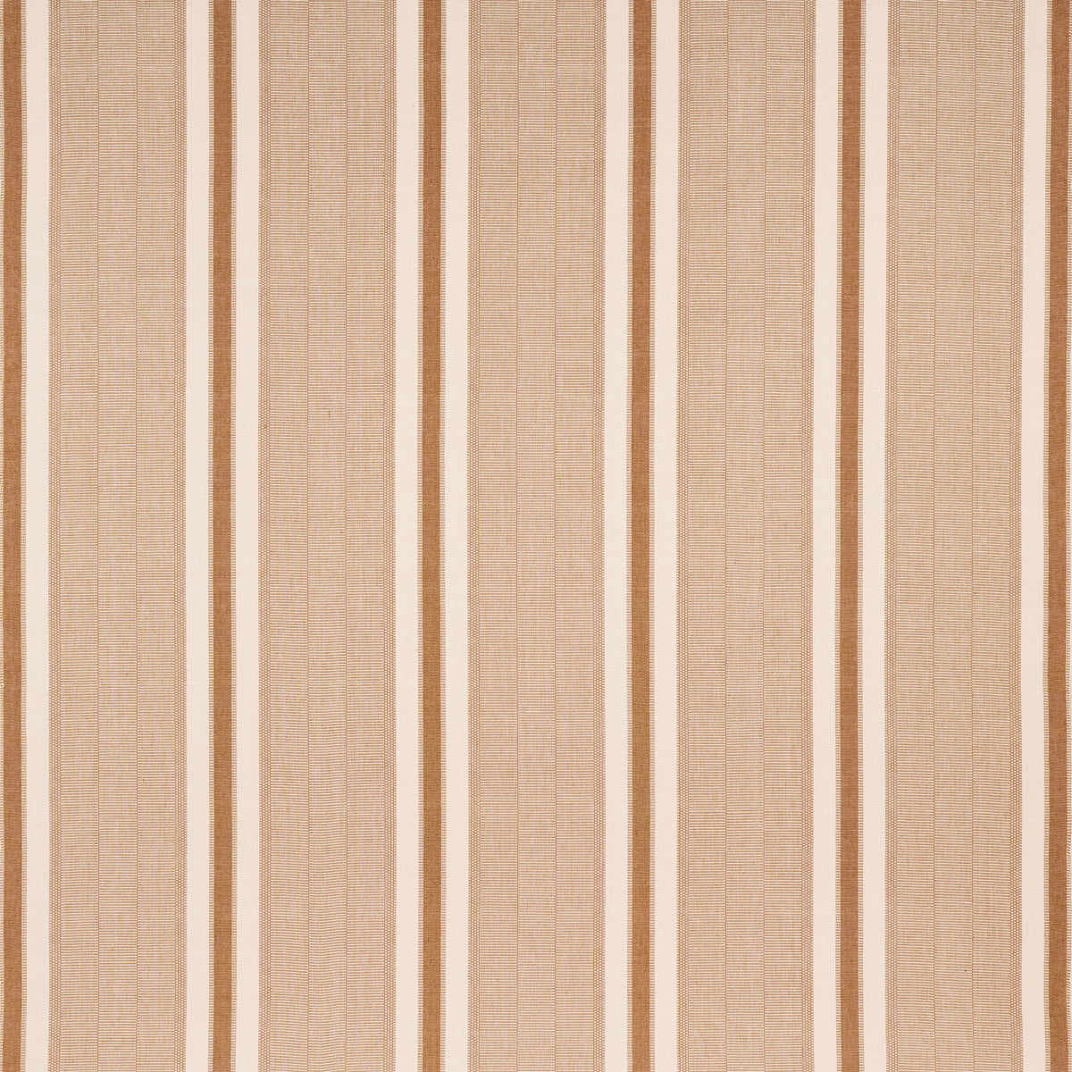 Schumacher Ipala Hand Woven Stripe Carmel Fabric Sample 78835