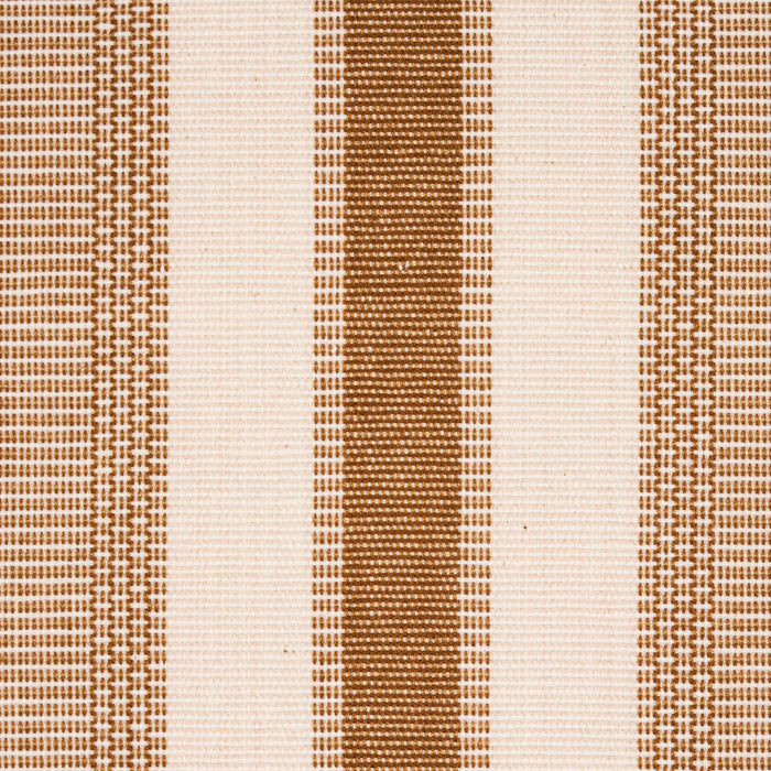 Schumacher Ipala Hand Woven Stripe Carmel Fabric 78835