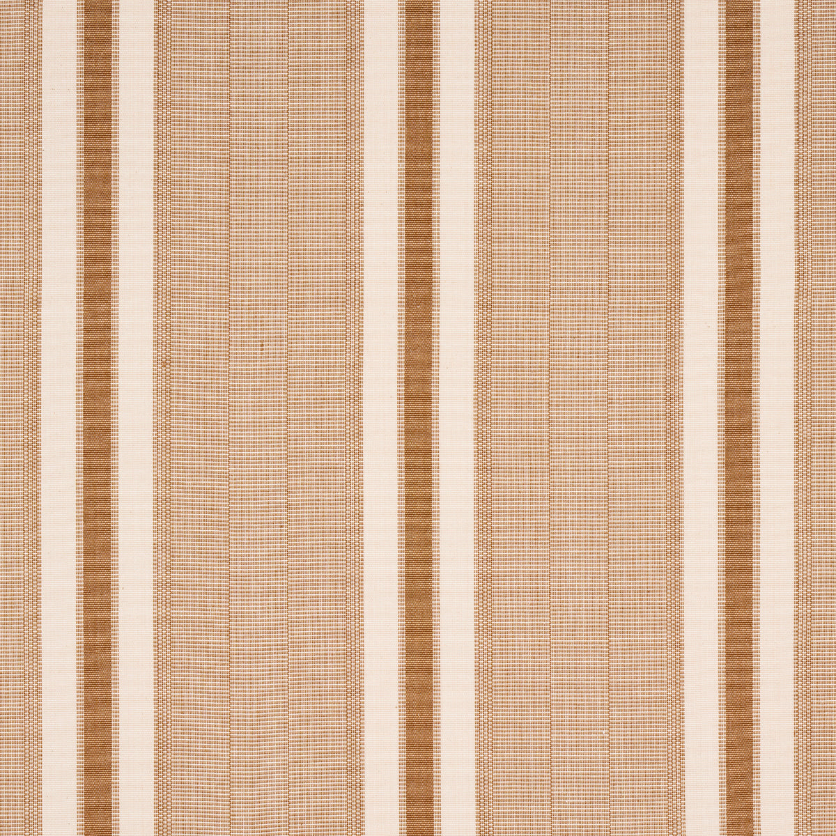 Schumacher Ipala Hand Woven Stripe Carmel Fabric Sample 78835