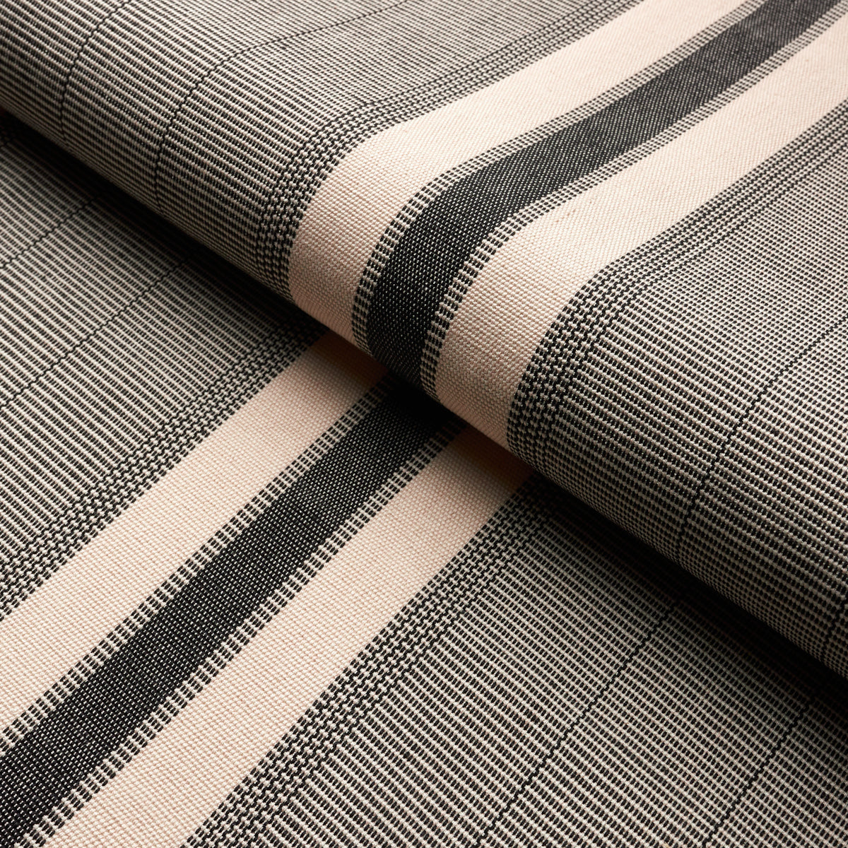 Schumacher Ipala Hand Woven Stripe Pitch Fabric 78836