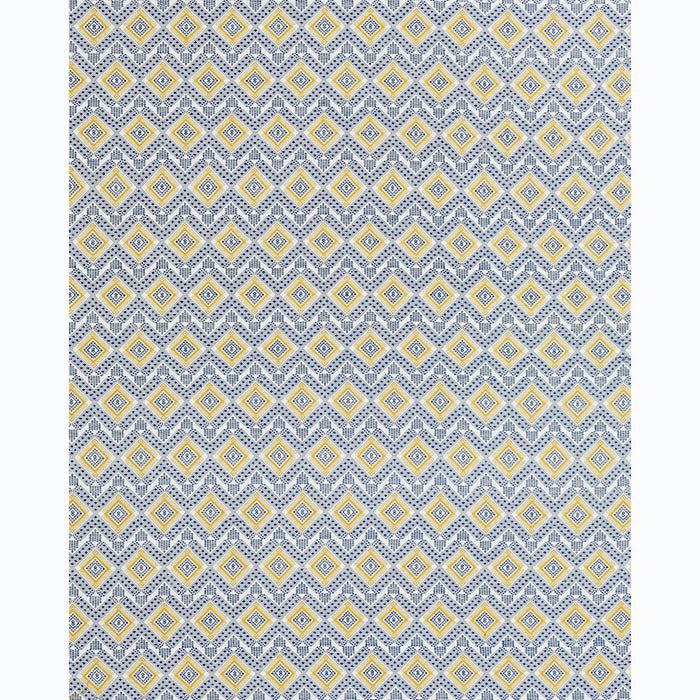 Schumacher Ocosito Hand Woven Blue Fabric Sample 78901