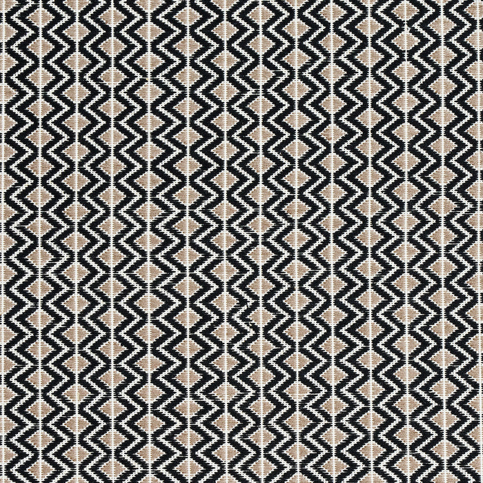 Schumacher Pinula Hand Woven Black Fabric Sample 78910