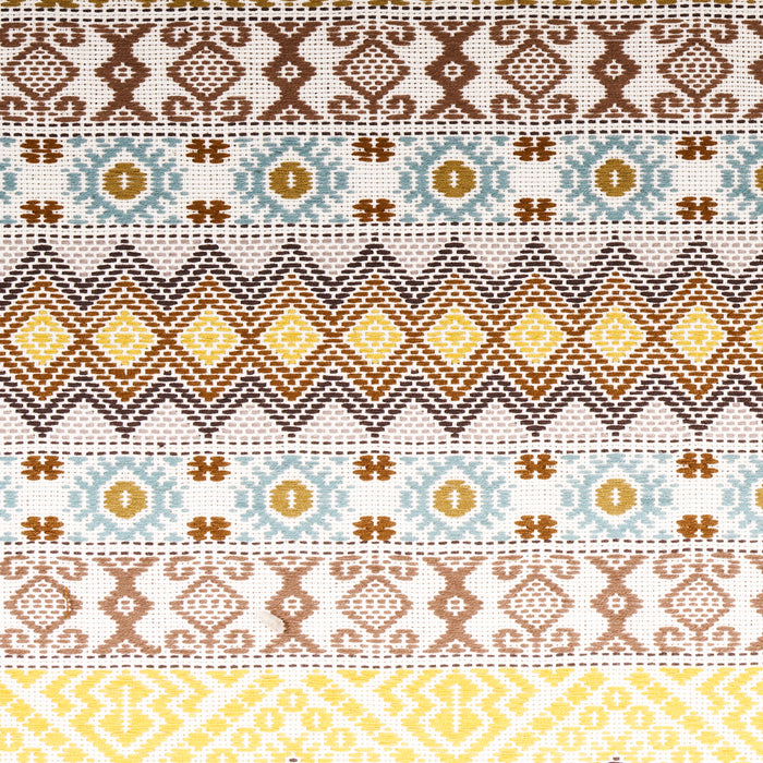 Schumacher Holmul Hand Woven Ochre Fabric 78922