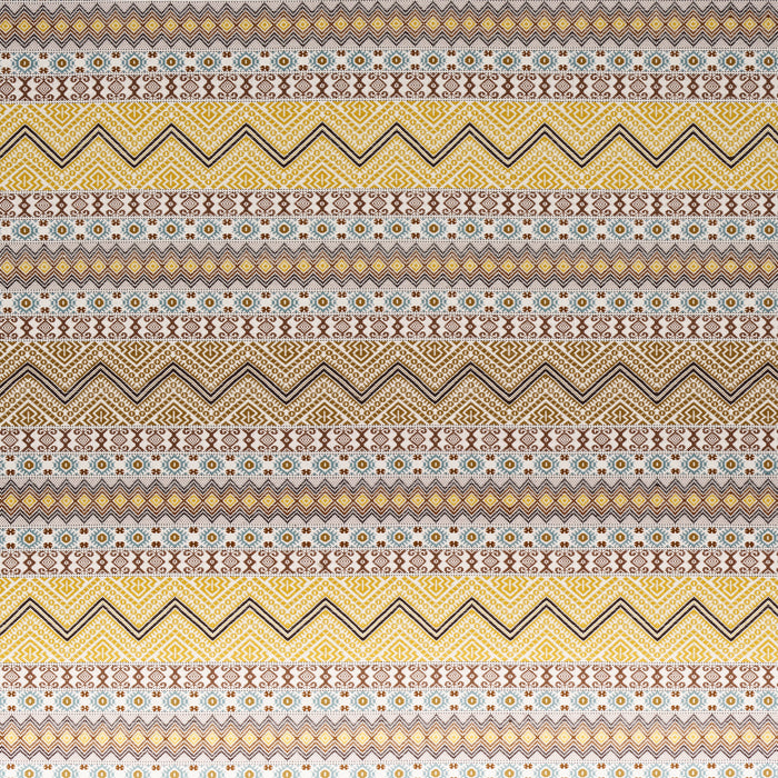 Schumacher Holmul Hand Woven Ochre Fabric Sample 78922