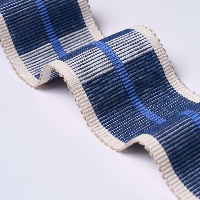 Schumacher Calcada Tape Wide Lapis Trim 78977