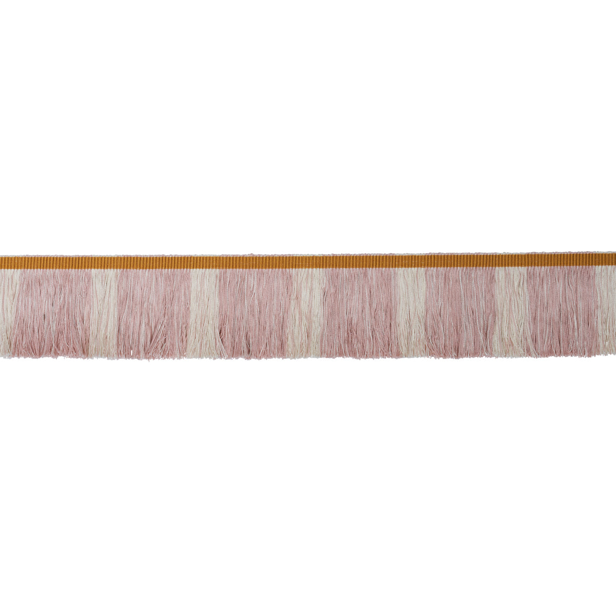 Schumacher Calcada Fringe Rose Quartz Trim Sample 78986
