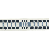 Schumacher Carmo Tape Narrow Indigo Trim 78990