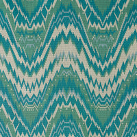 Schumacher Tauride Epingle Peacock Fabric 79042