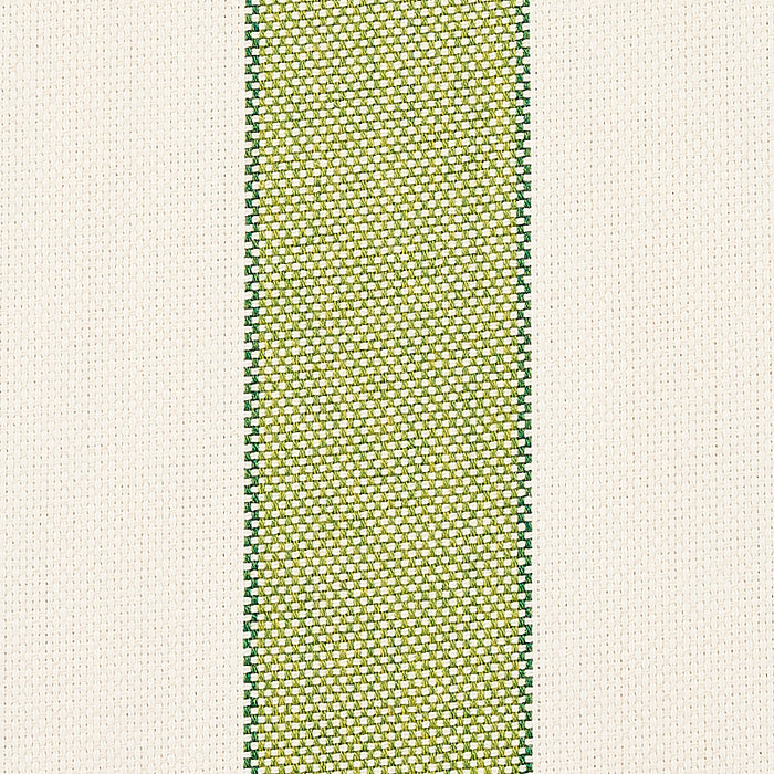 Schumacher Blumont Stripe Indoor/Outdoor Green Fabric 79055