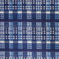 Schumacher Zealand Check Denim Fabric 79070