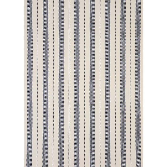 Schumacher Lubeck Stripe Navy Fabric 79090