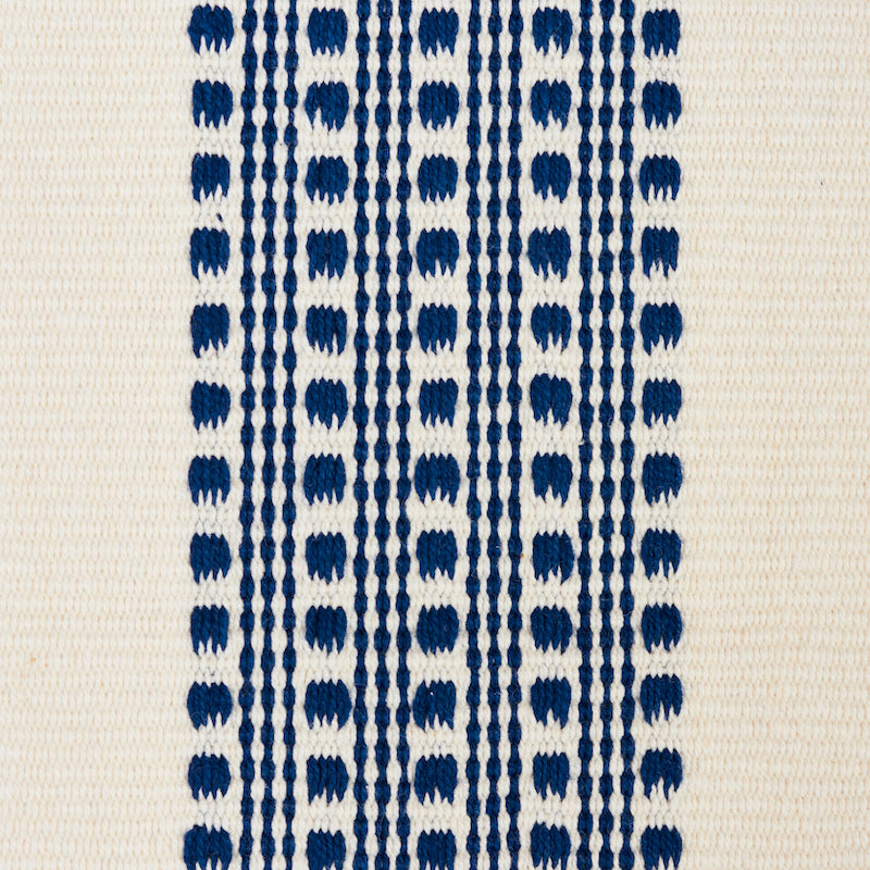 Schumacher Lubeck Stripe Navy Fabric 79090