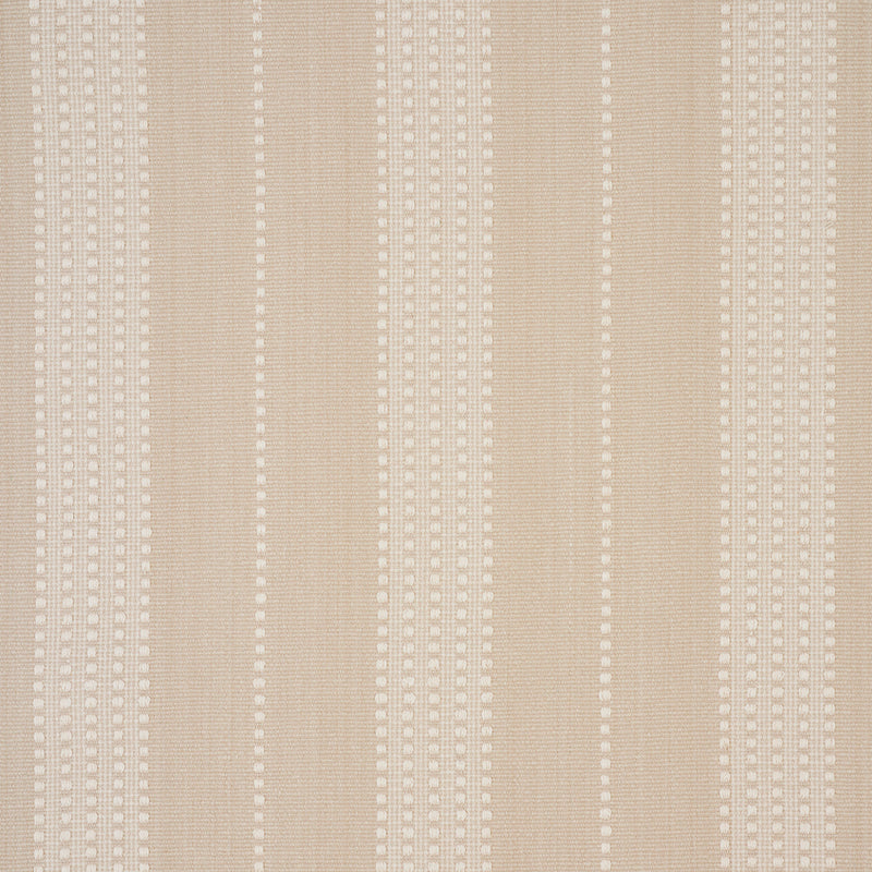 Schumacher Lubeck Stripe Natural Fabric Sample 79091