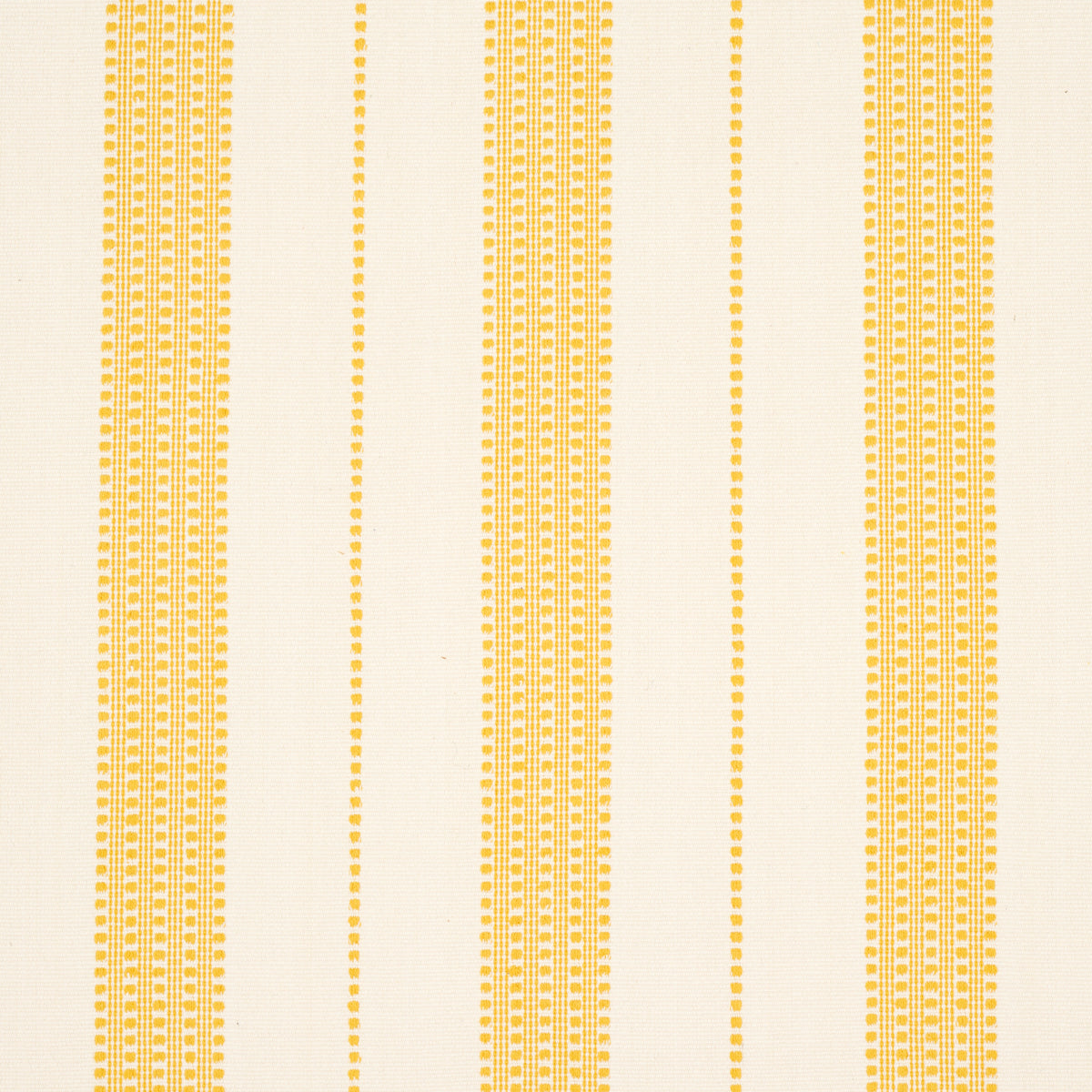Schumacher Lubeck Stripe Yellow Fabric Sample 79096