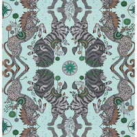 Clarke & Clarke Caspian Wp Aqua Wallpaper W0113/01.CAC.0