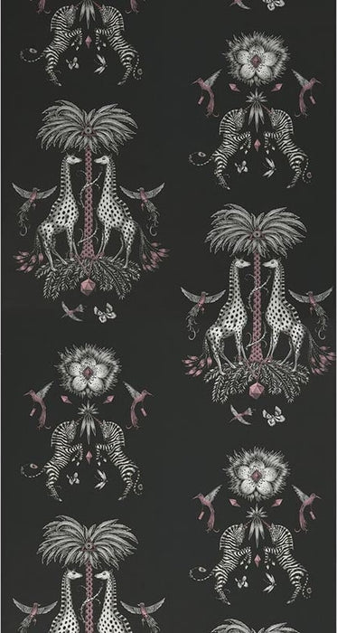 Clarke & Clarke Creatura Charcoal Wallpaper W0114/01.CAC.0
