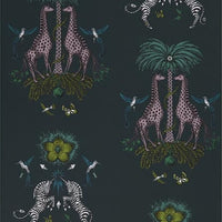 Clarke & Clarke Creatura Teal Wallpaper W0114/03.CAC.0