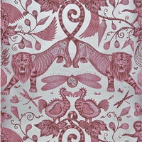 Clarke & Clarke Extinct Magenta Wallpaper W0100/03.CAC.0