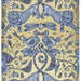 Clarke & Clarke Extinct Blue Wallpaper W0100/01.CAC.0