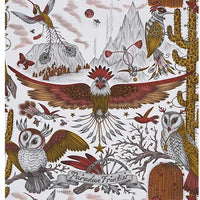 Clarke & Clarke Frontier Gold Wallpaper W0116/02.CAC.0