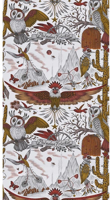 Clarke & Clarke Frontier Gold Wallpaper W0116/02.CAC.0