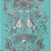 Clarke & Clarke Kruger Teal Wallpaper W0102/08.CAC.0