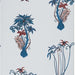 Clarke & Clarke Jungle Palms Blue Wallpaper W0101/01.CAC.0