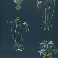 Clarke & Clarke Jungle Palms Navy Wallpaper W0101/03.CAC.0