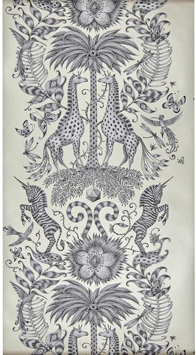 Clarke & Clarke Kruger Monochrome Wallpaper W0102/05.CAC.0