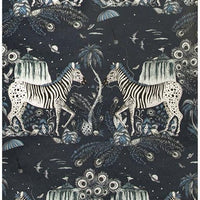 Clarke & Clarke Lost World Navy Wallpaper W0117/03.CAC.0