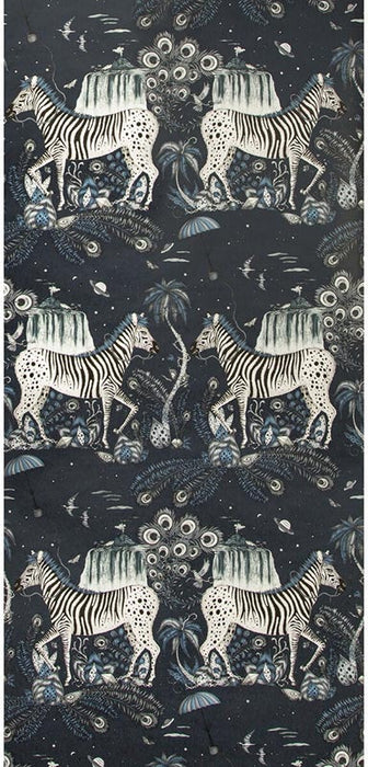 Clarke & Clarke Lost World Navy Wallpaper W0117/03.CAC.0