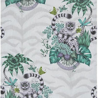 Clarke & Clarke Lemur Jungle Wallpaper W0103/01.CAC.0