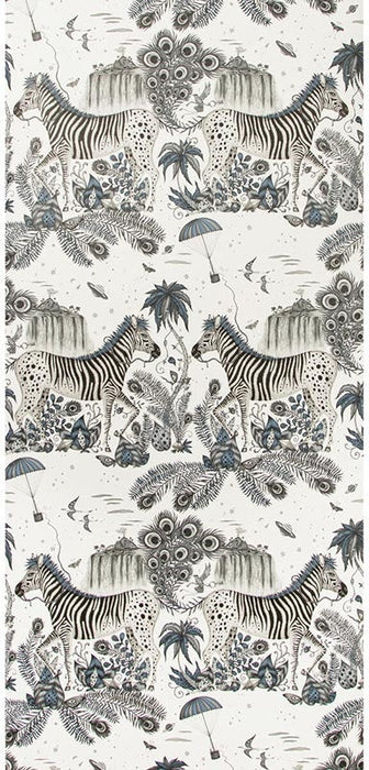 Clarke & Clarke Lost World Blue Wallpaper W0117/01.CAC.0