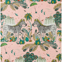 Clarke & Clarke Lost World Pink Wallpaper W0117/04.CAC.0