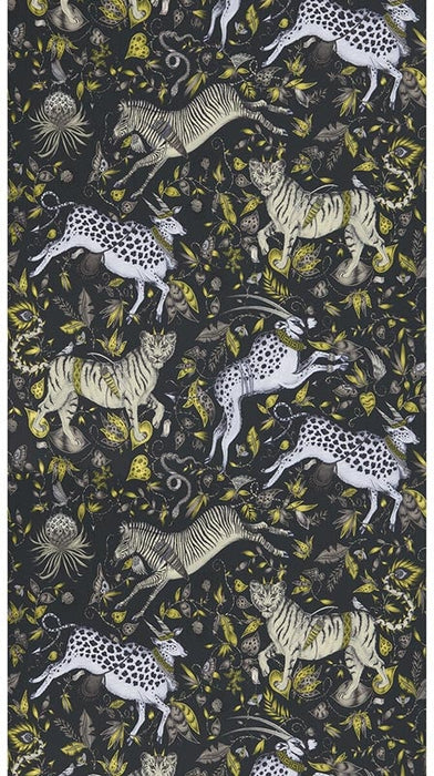 Clarke & Clarke Protea Charcoal Wallpaper W0119/02.CAC.0
