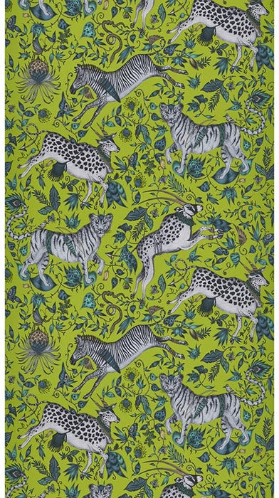 Clarke & Clarke Protea Lime Wallpaper W0119/05.CAC.0