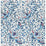 Clarke & Clarke Rousseau Blue Wallpaper W0104/01.CAC.0