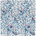 Clarke & Clarke Rousseau Blue Wallpaper W0104/01.CAC.0