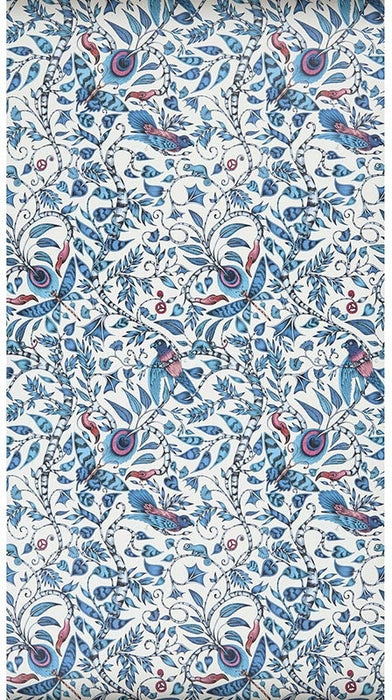 Clarke & Clarke Rousseau Blue Wallpaper W0104/01.CAC.0